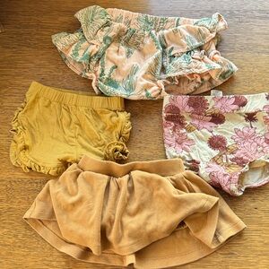 Kate Quinn Set of Four Baby Bloomers and Skirts, 6-12m